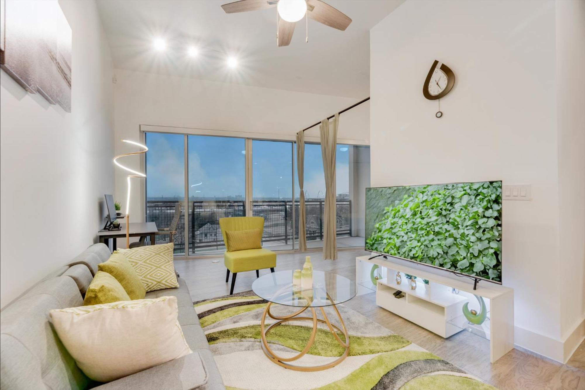 Snazzy Loft Style 2Br I Gym I Parking I Workspace Даллас Экстерьер фото